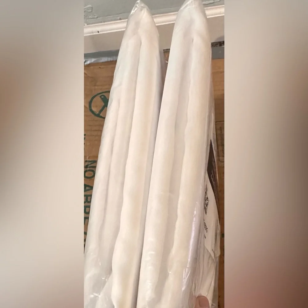 No. 918 Emily Voile Sheer Grommet panel. Set of 2. 59x108 white